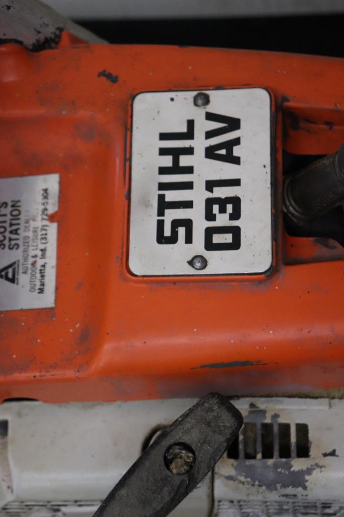 Stihl 031 Av Gas Powered Chainsaw with hardcase