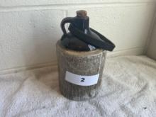 unmarked crock jug