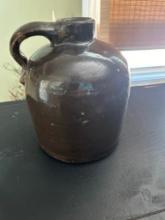 BROWN POTTERY JUG