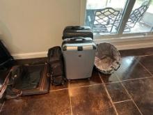LOT OF SUITCASES INCLUDING SOME HARD SHELL