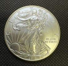 2011 1 Troy Oz .999 American Eagle Walking Liberty Fine Silver Bullion Coin