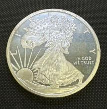 5 Troy Oz .999 Fine Silver Walking Liberty American Eagle Bullion Coin