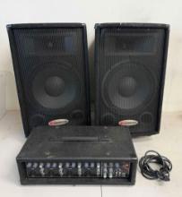 Harbinger HA120 PA System for Bands, Karaoke more