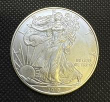 2013 American Eagle Walking Liberty 1 Troy Oz .999 Fine Silver Bullion Coin