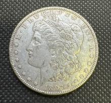 1897 Morgan Silver Dollar 90% Silver Coin 0.94 Oz