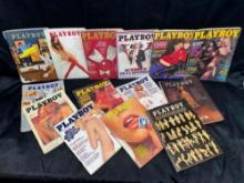 14 Vintage Playboy Magazines 1970s-1980s Centerfolds