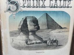 Framed Vintage Poster Sphinx Galop WM.A.Pond 16x20