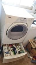 Whirlpool electric 220 power front load dryer with contents model WED83OOSWO @ Farm