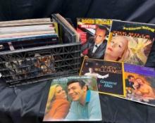 Over 50 Vintage Vinyl Records Andy Williams, Ed Ames, Burl Ives mores