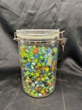 Large Jar of Marbles