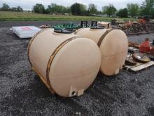 (2) 200 gal Saddle Tanks & Mounts