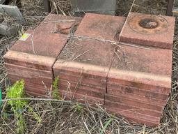 Red Concrete Pavers