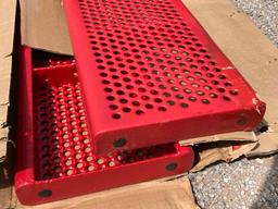 8 ft Metal Perforated Bench