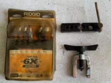 Ridgid Wood Boring Bits, Flaring Tool & Flange Guide