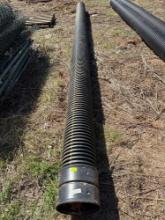 Solid High Density Polyethylene Corrugated Pipes