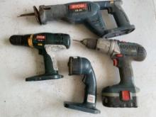 Ryobi & Bosch Cordless Tools