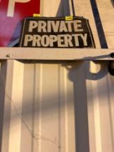 private property sign