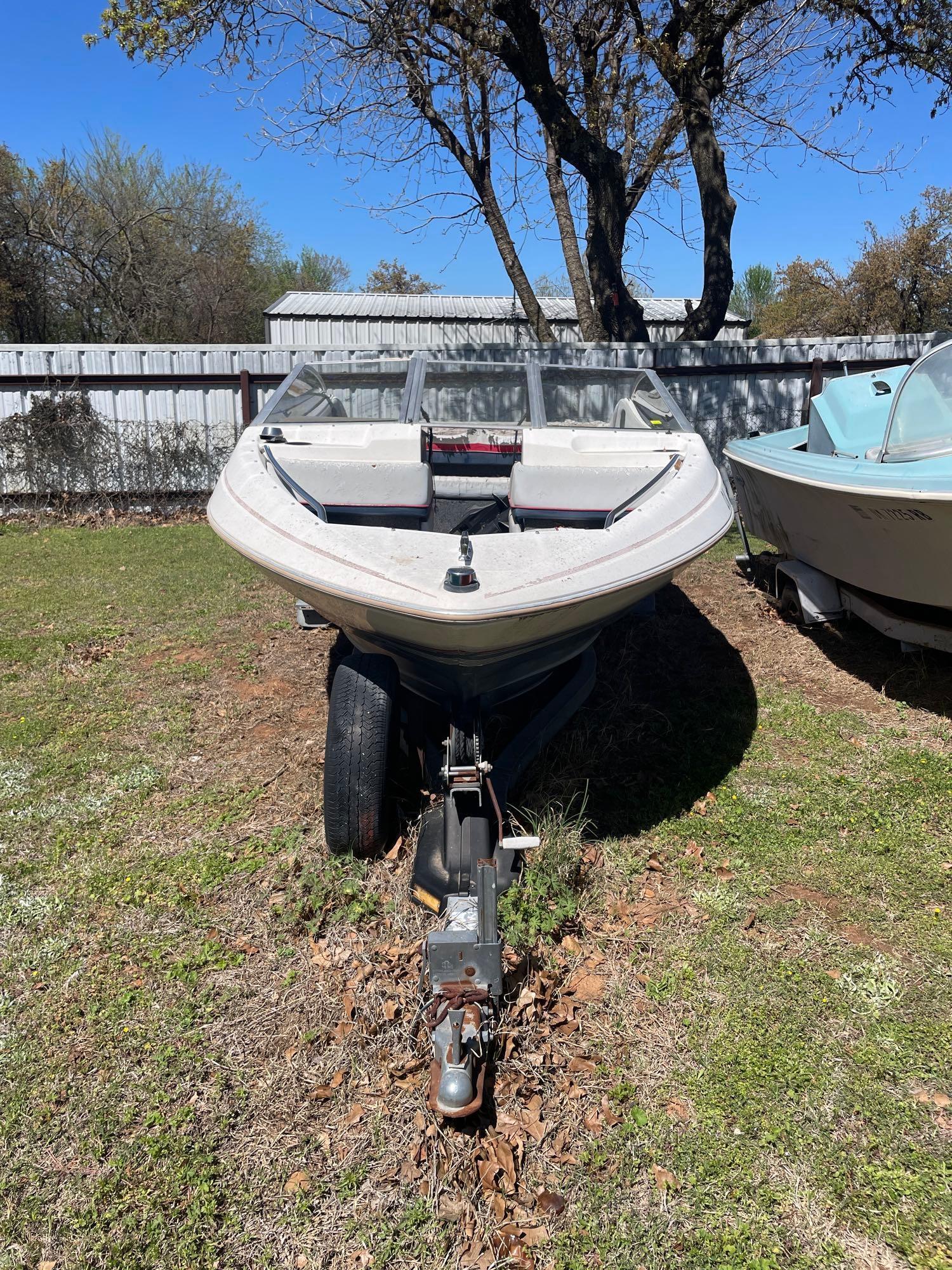 Bayliner 16ft v hull boat