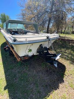 1962 Aristo craft 19ft v hull boat