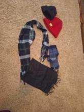 winter hats and scarves