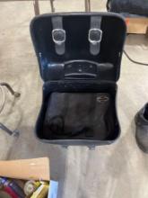 Harley seat back/ storage