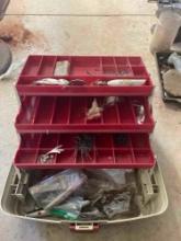 tackle box with lures