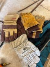 work gloves,hunting belt/pouches, and backpacks