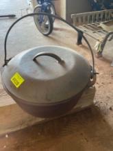 cast iron pot with lid