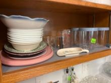 bowls, plates, containers