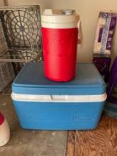 ice chest; water jug