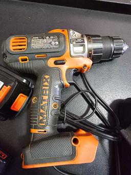Black and decker 20v cordless drill with two batteries and charger
