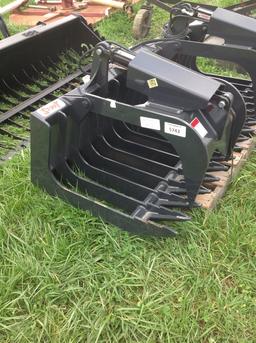 Stout Skid Steer Brush Grapple Attachment