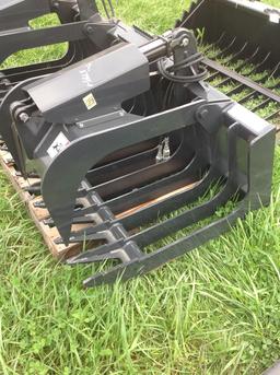 Stout Skid Steer Brush Grapple Attachment