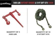 Ratchet Binder & Chain