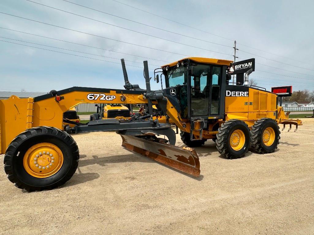 2015 Deere 672GP Motor Grader