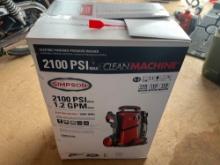 Simpson Electric Powered Pressure Washer 2100 PSI