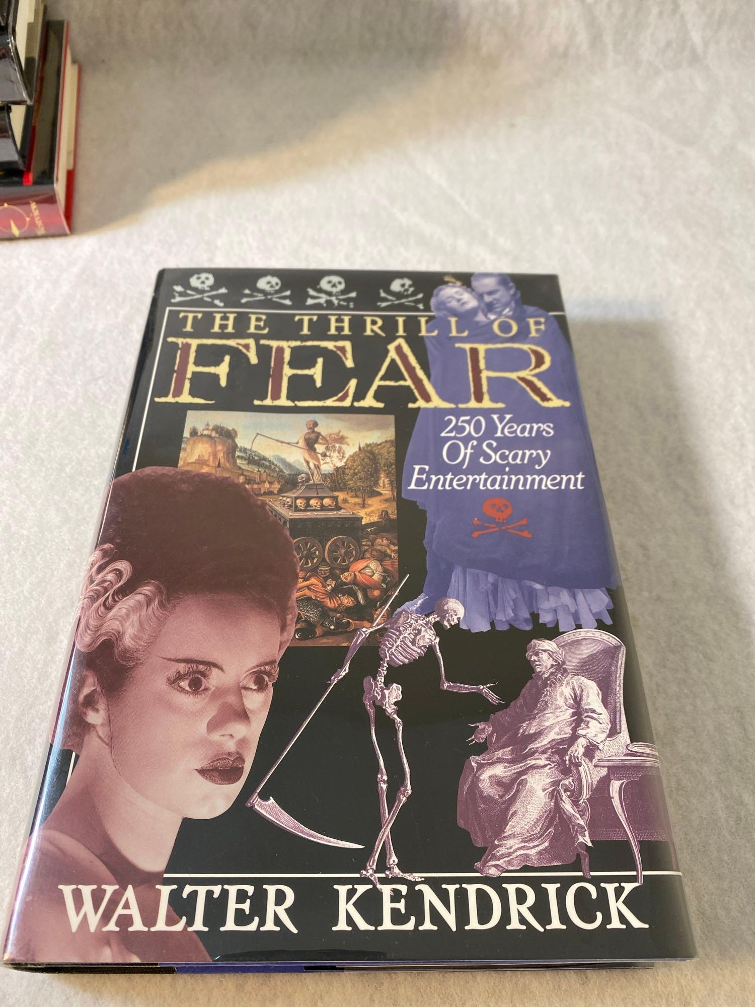 Seven Assorted Horror Reference Books