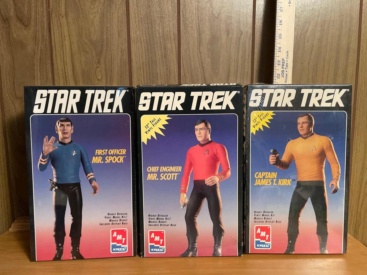 Vtg Ertl Star Trek Model Kits