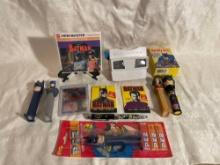 Batman Cards, View Master Reels, Pen, Pez Dispensers and more