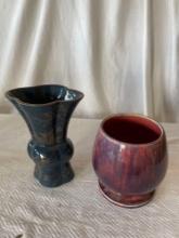 2 Asian Style Vases