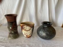 3 Vintage Vases