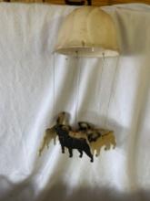 Porcelain Pugs Chime Hang