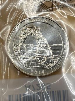 Quarter, 2014 D, Utah, UNC