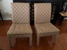 Two Upholstered Chairs- Like New