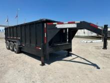 2020 TEXAS PRIDE 20' HYDRAULIC DUMP TRAILER