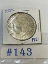 1921 MORGAN SILVER DOLLAR