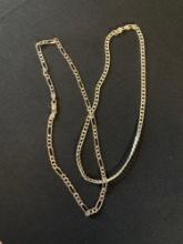 Set of 2 Link Chain Necklaces