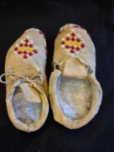 Native American Beaded Moccasins