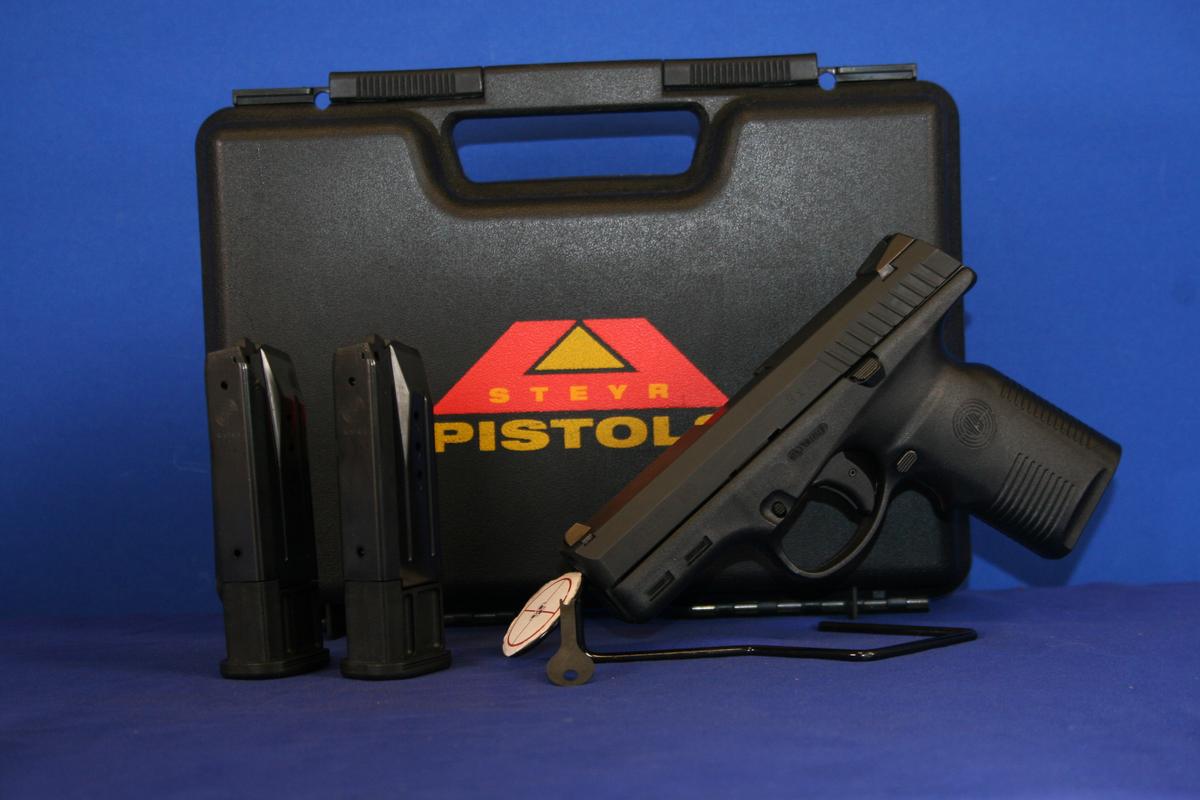 Steyr M9 9mm Semi-Auto Pistol, 10-Round Magazines. SN# 004776. Not for Sale in California.