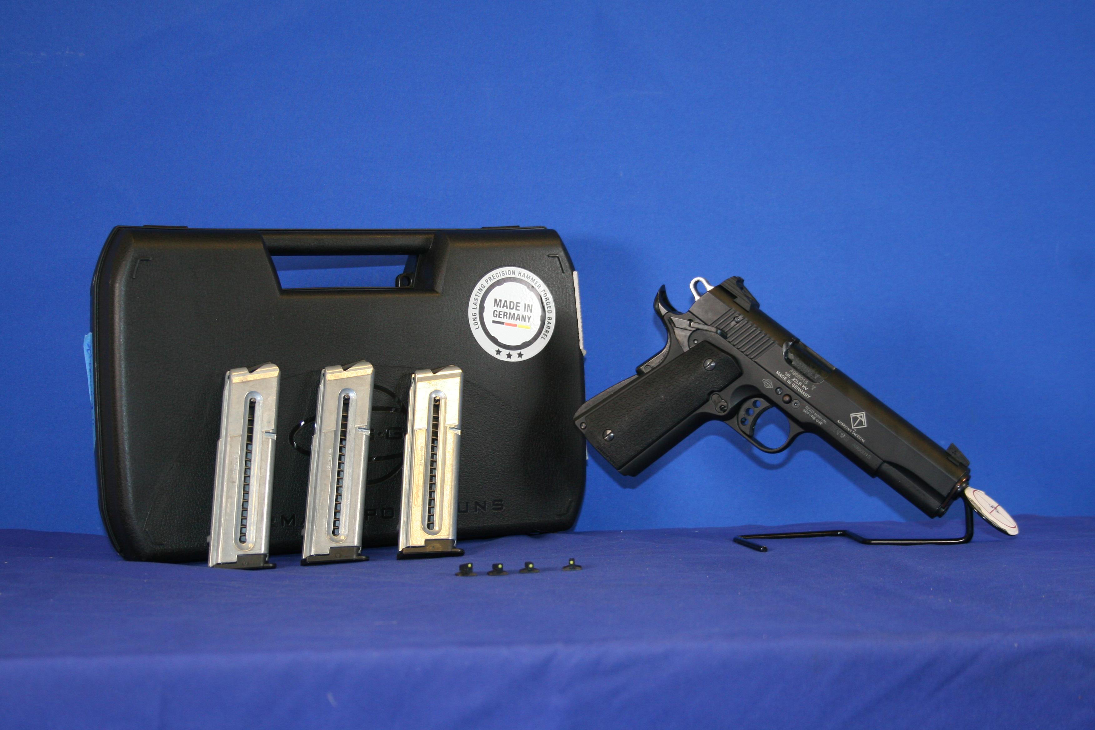 GSG 1911 CA.22 Rimfire 22lr. Three Magazine. SN# A966015.  OK For Sale In California.